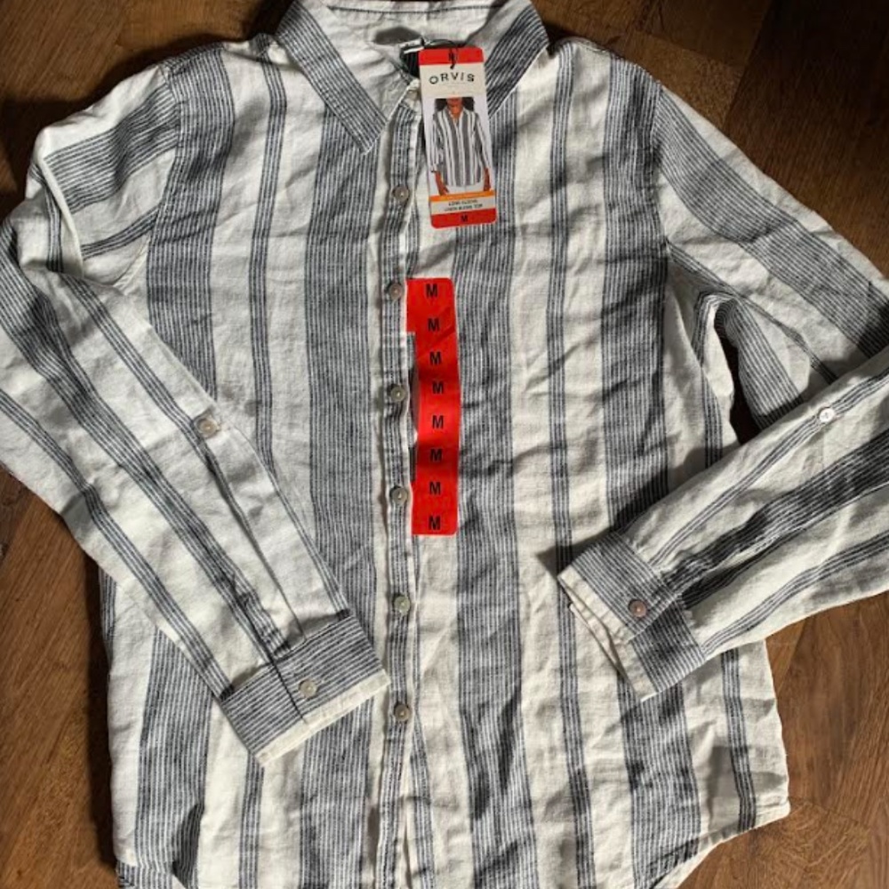 🆕 Orvis Linen Top - Picture 8 of 12